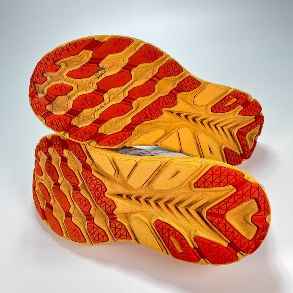 Hoka One One Clifton 8 Light Blue Yellow Running Shoes 1119394 SSIF Womens Sz 9B - Picture 8 of 10